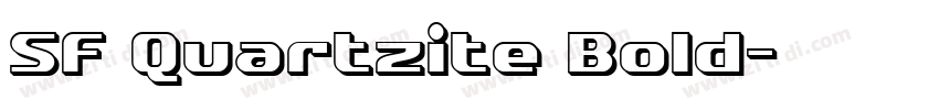 SF Quartzite Bold字体转换
